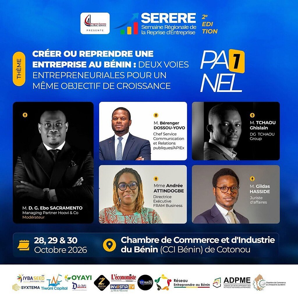 Affiche du panel 1 de la SERERE 2026